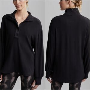 Varley Roeder Half Zip Fleece – Cozy Luxe MidLayer, Size Xs